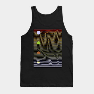 Sunset process in landscape Tank Top